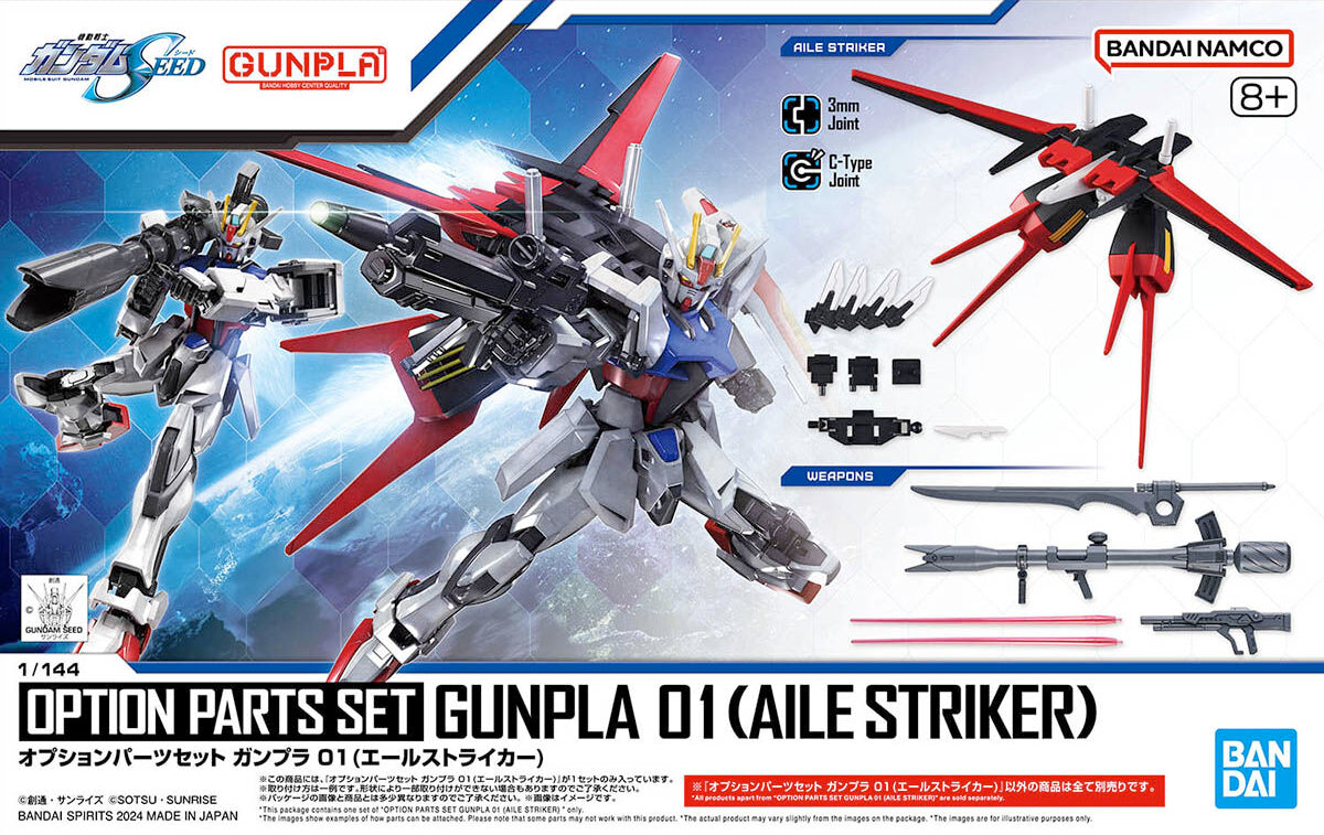 Option Parts Set Gunpla 01 Aile Striker model kit 1/144
