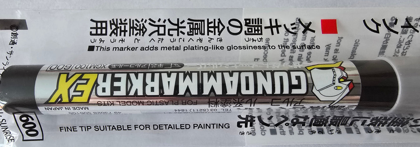 Gundam Marker EX Plated Silver (XGM100)