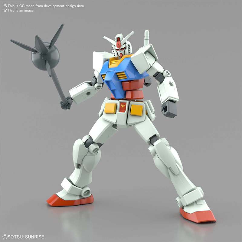 EG RX-78-2 Gundam model kit Full weapon set with beam javelin