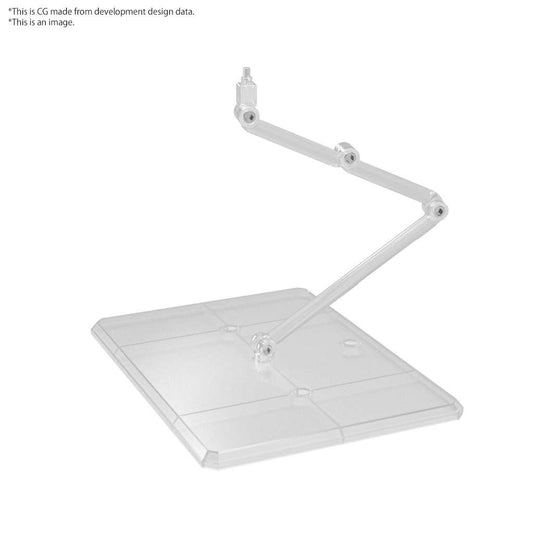 BANDAI Action Base 8 Display stand (CLEAR) for 1/100