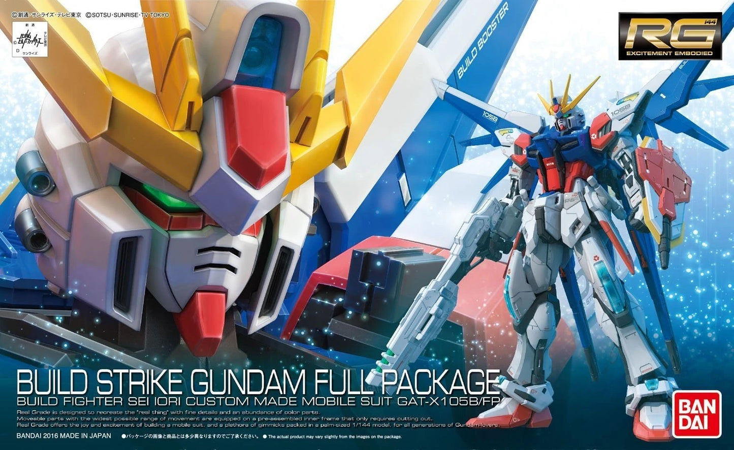 RG Build Strike Gundam Full Package Gundam model kit