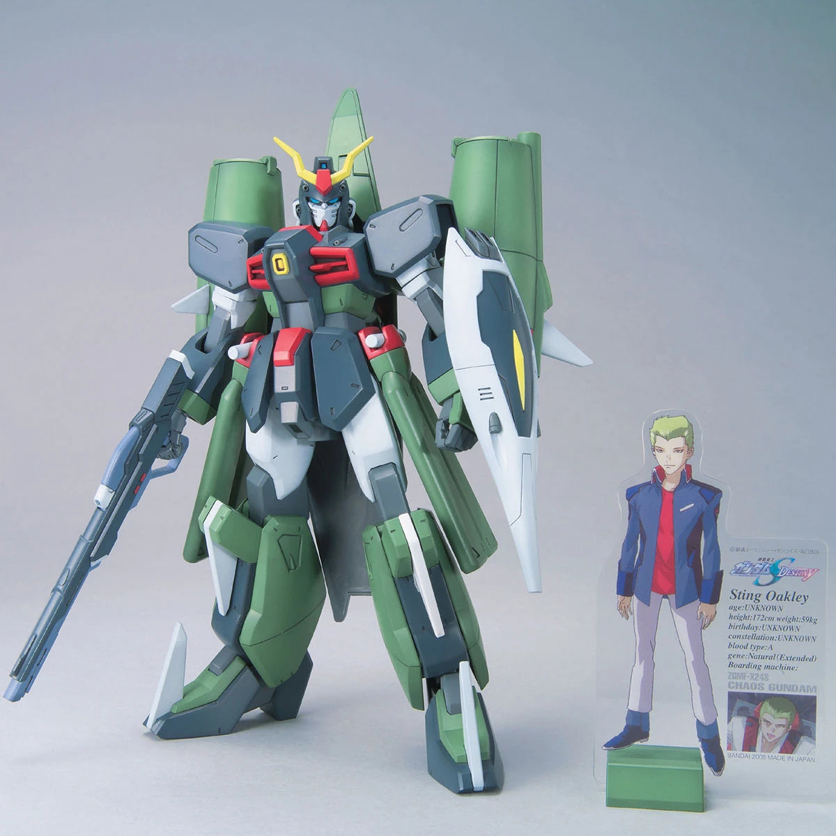 NG 1/100 Chaos Gundam model kit front view