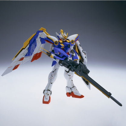 MG Wing Gundam Ver. Ka model kit front view with beam rifle and shield