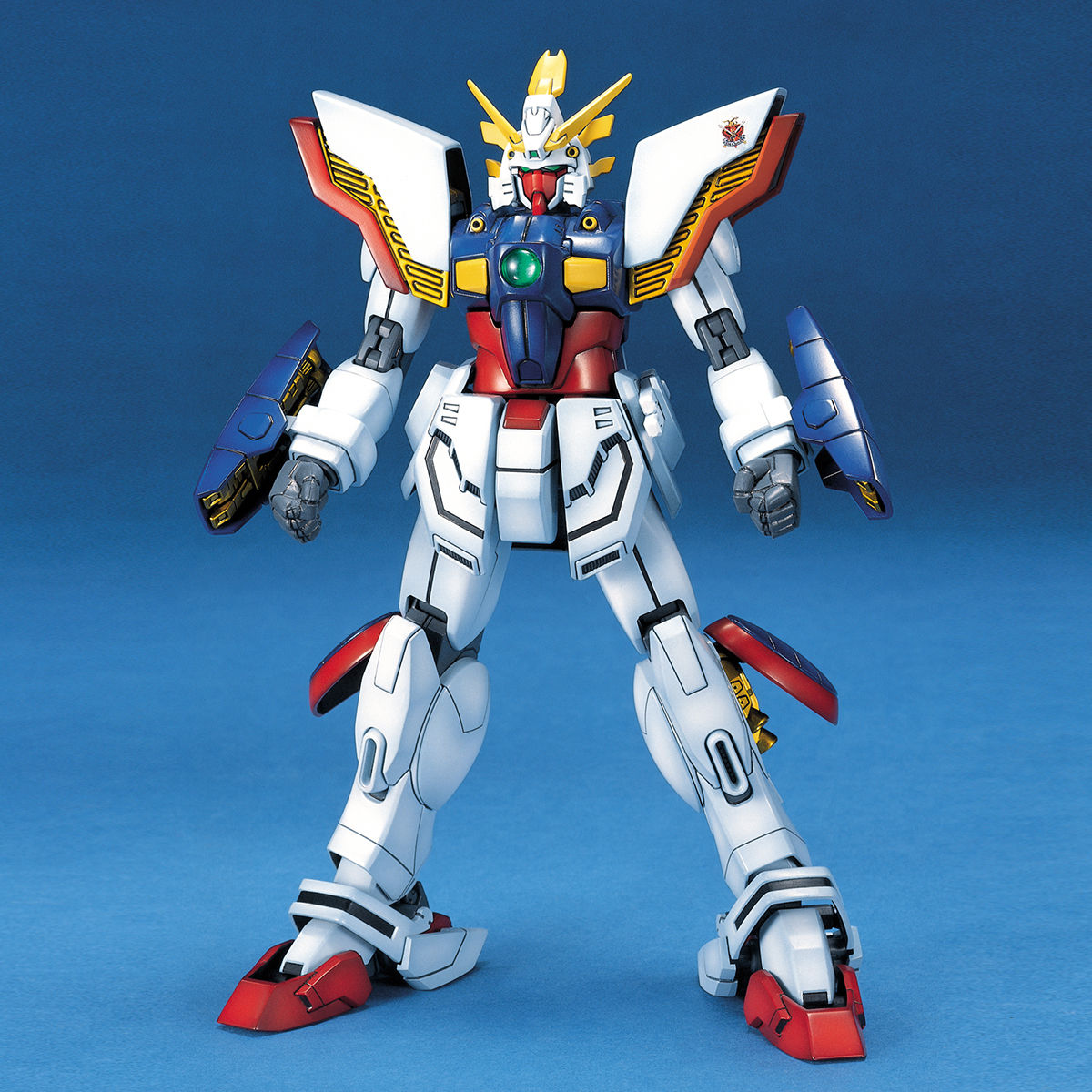 MG Shining Gundam model kit Super mode front view