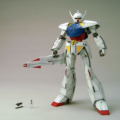 MG Turn A Gundam assembled model kit holding its rifle