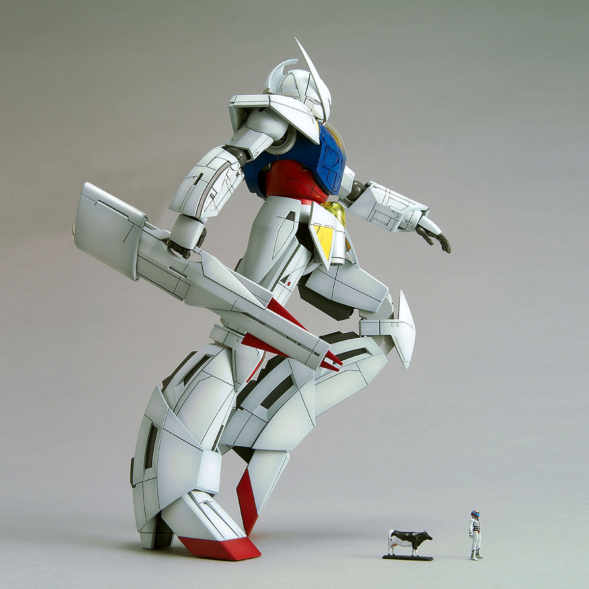 MG Turn A Gundam assembled model kit in walking pose