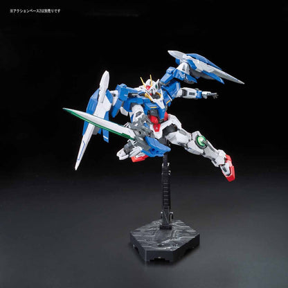 RG 00 Raiser Gundam model kit with its GN Sword III