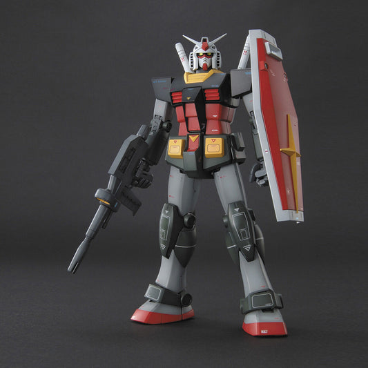 MG G-Armor Real Type Color assembled model kit front view of just the RX-78-2 Gundam