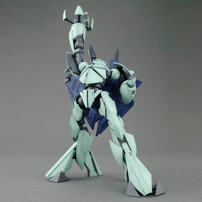 MG Turn X assembled model kit posed with right arm pointing up