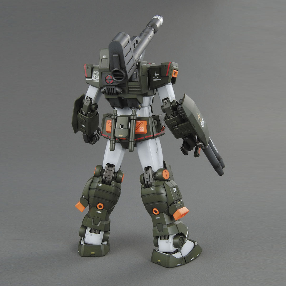 MG Full Armor Gundam assembled model kit rear view