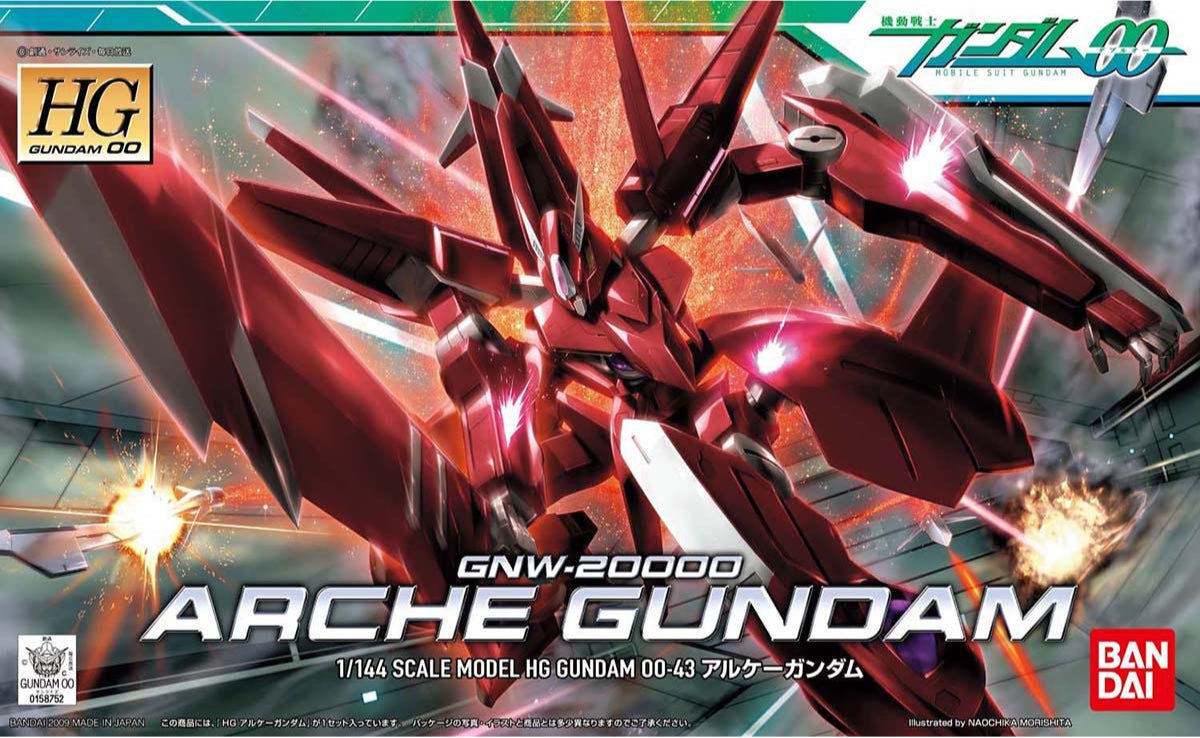 HG Arche Gundam model kit box art