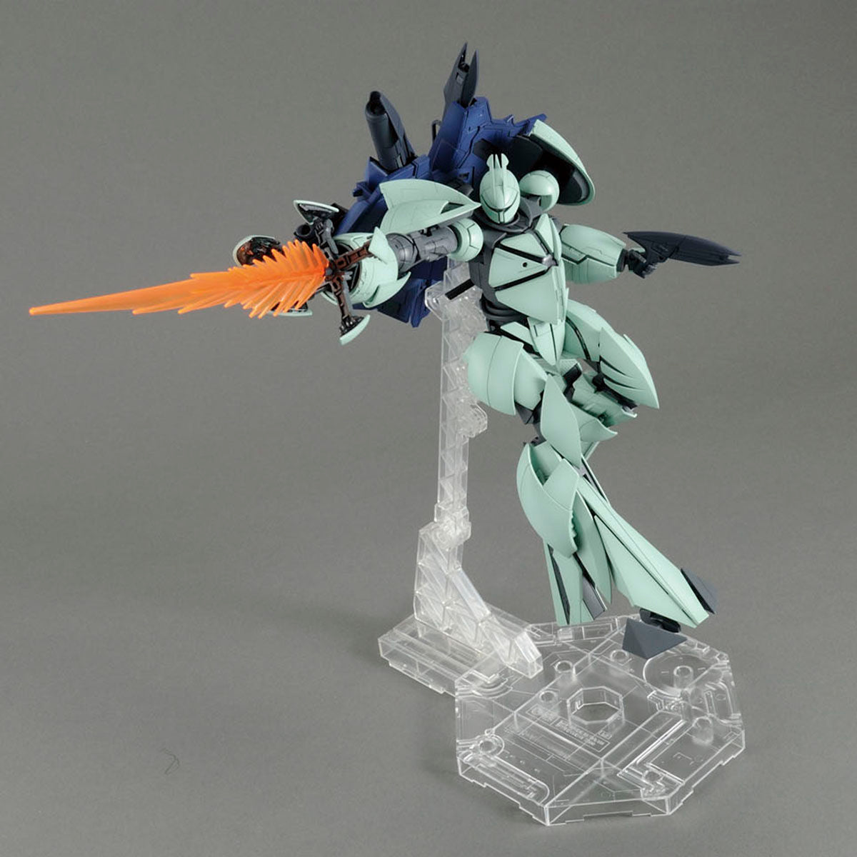 MG Turn X assembled model kit in shooting pose