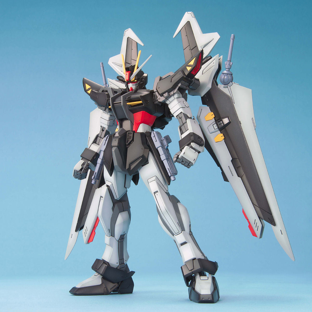 MG Strike Noir Gundam model kit assembled kit front view