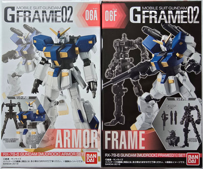 Bandai G-Frame02 Gundam Unit 6 Mudrock model kit 06A+F box