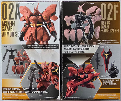 Bandai G-Frame01 Sazabi model kit 03A+F box