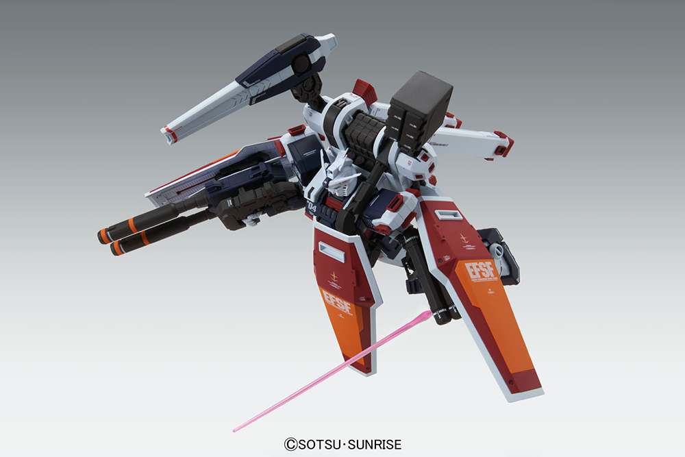 MG Full Armor Gundam Thunderbolt model kit flying pose