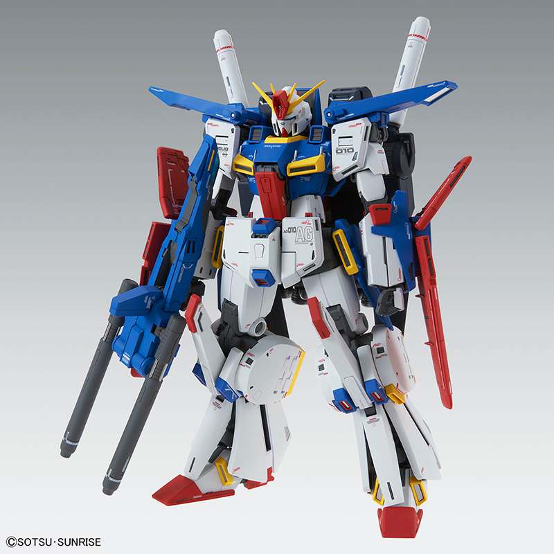 MG ZZ Gundam Ver Ka front view Gundam model kit