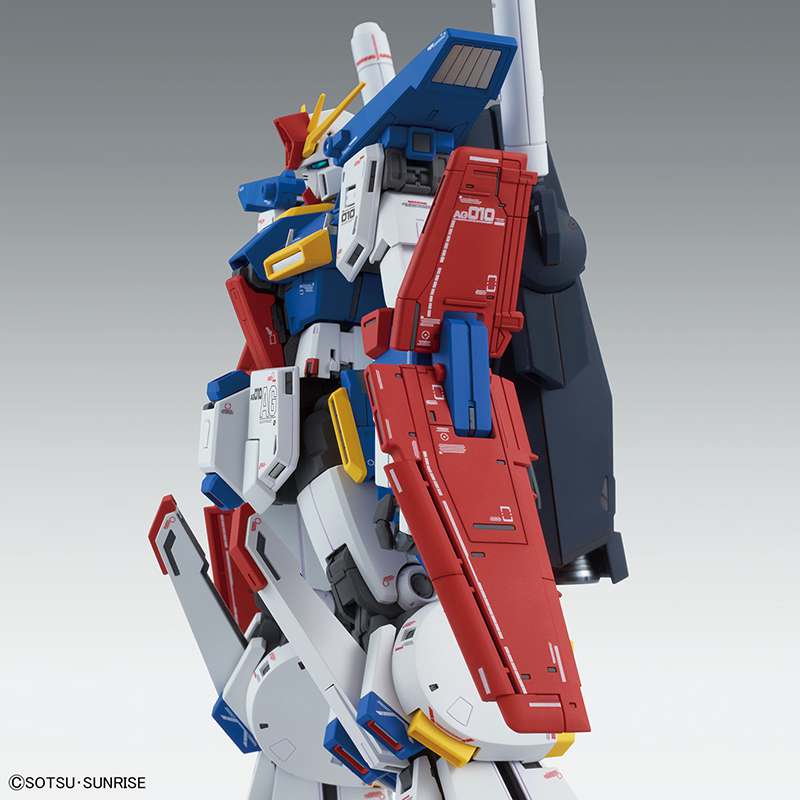 MG ZZ Gundam Ver Ka side view Gundam model kit