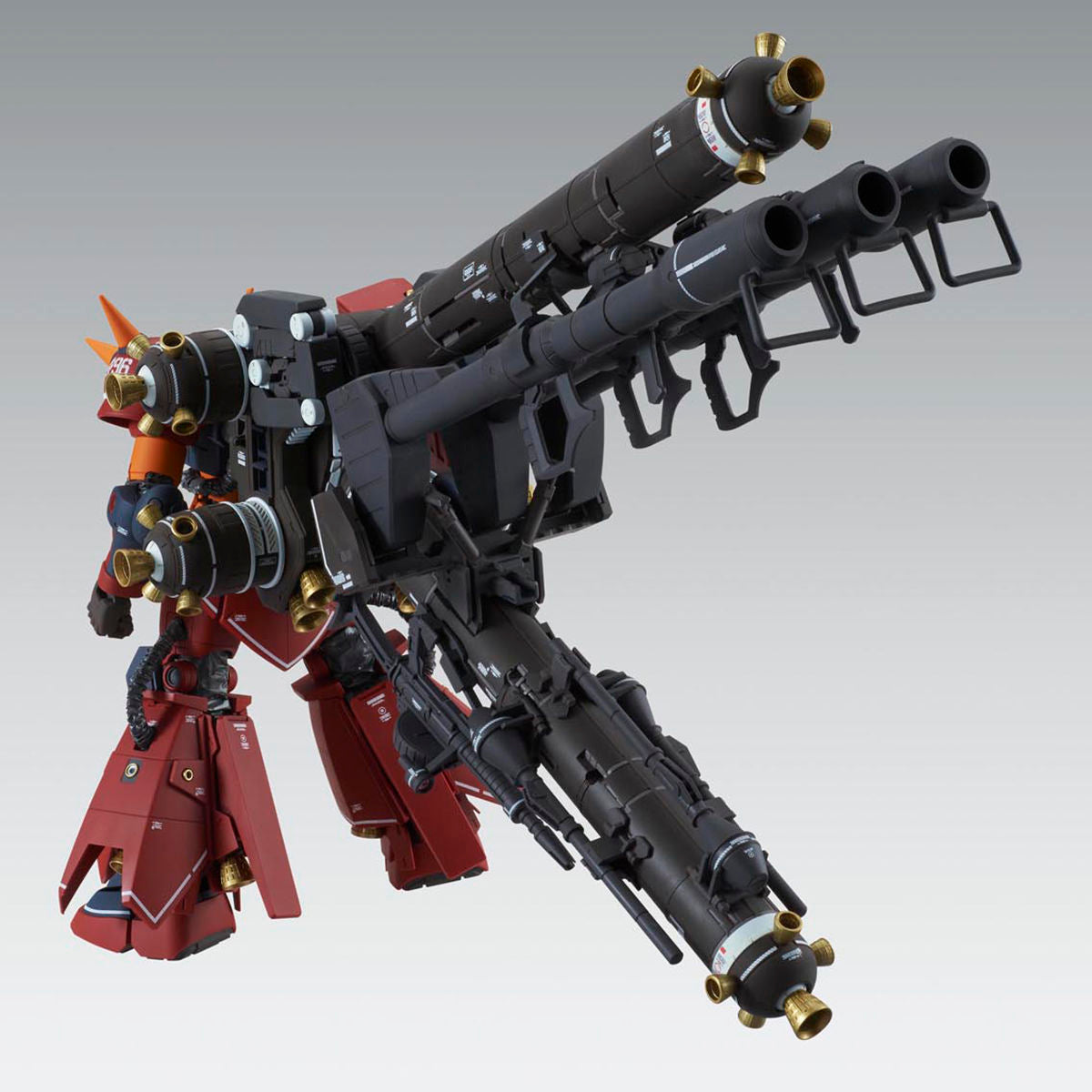 MG Zaku High Mobility "Psycho Zaku" [Gundam Thunderbolt] model kit back view of the equipment