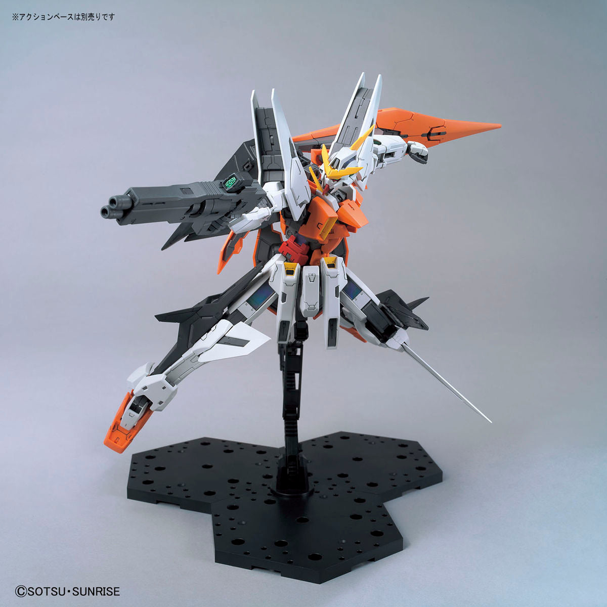 MG Gundam Kyrios model kit in action pose