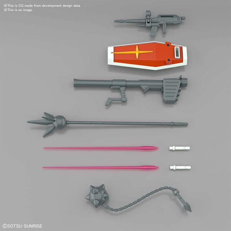 EG RX-78-2 Gundam model kit Full weapon set 
