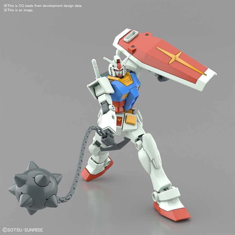 EG RX-78-2 Gundam model kit Full weapon set  with hyper hammer
