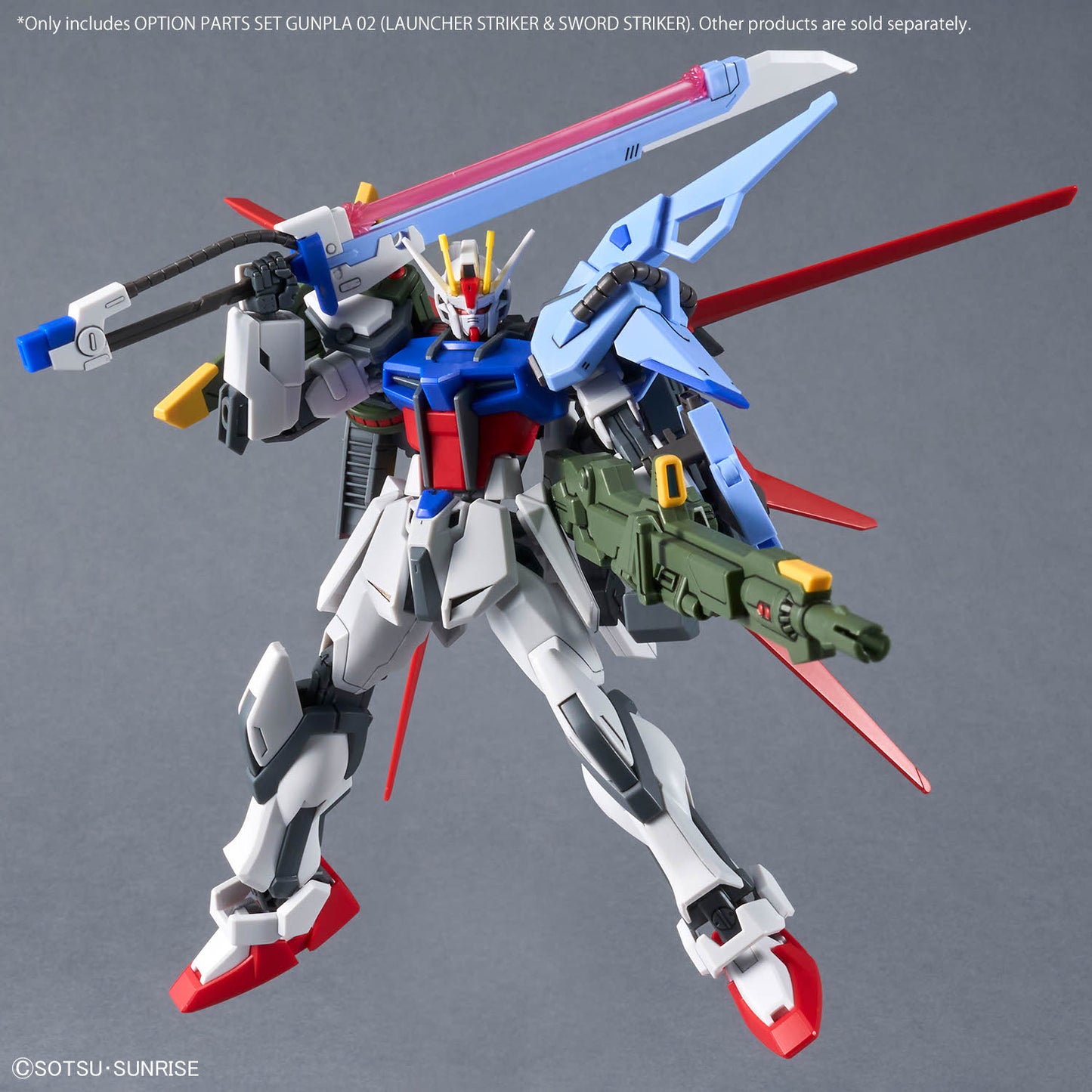 Option Parts Set Gunpla 02 Launcher and Sword Striker model kit 1/144