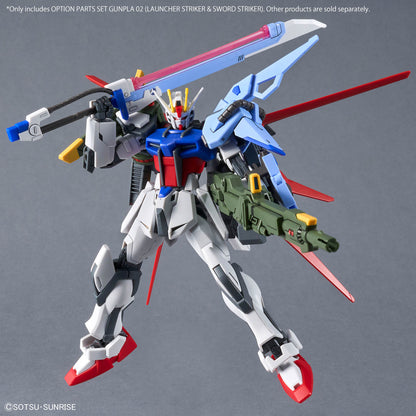 Option Parts Set Gunpla 02 Launcher and Sword Striker model kit 1/144