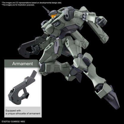 HG Zowort Gundam Model Kit CGI rednering of Zowort