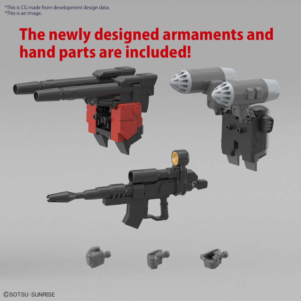 HG Guncannon [Cucuruz Doan ver.] Gundam Model Kit accessories