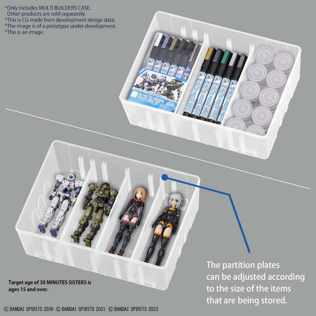 BANDAI SPIRITS Multi Builders case box
