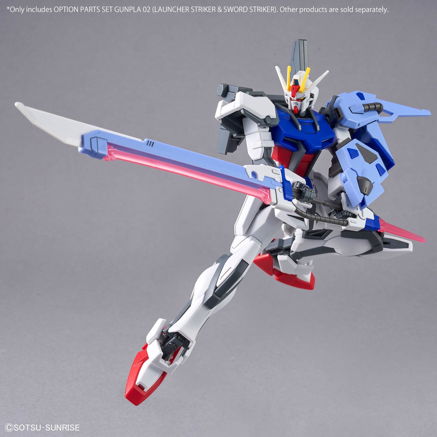 Option Parts Set Gunpla 02 Launcher and Sword Striker model kit 1/144