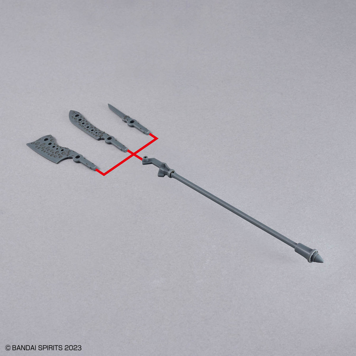 Assembled 30MF DLROskeleton model kit weapon options