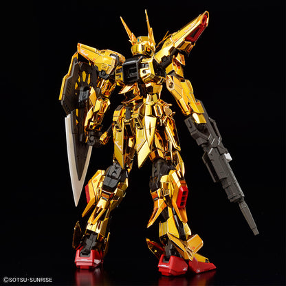 RG Akatsuki Gundam assembled model kit rear view