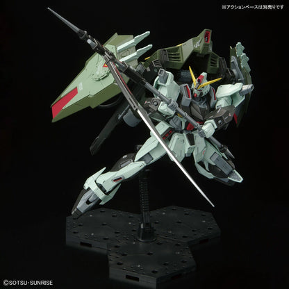 FM Forbidden Gundam model kit action pose with scythe 2