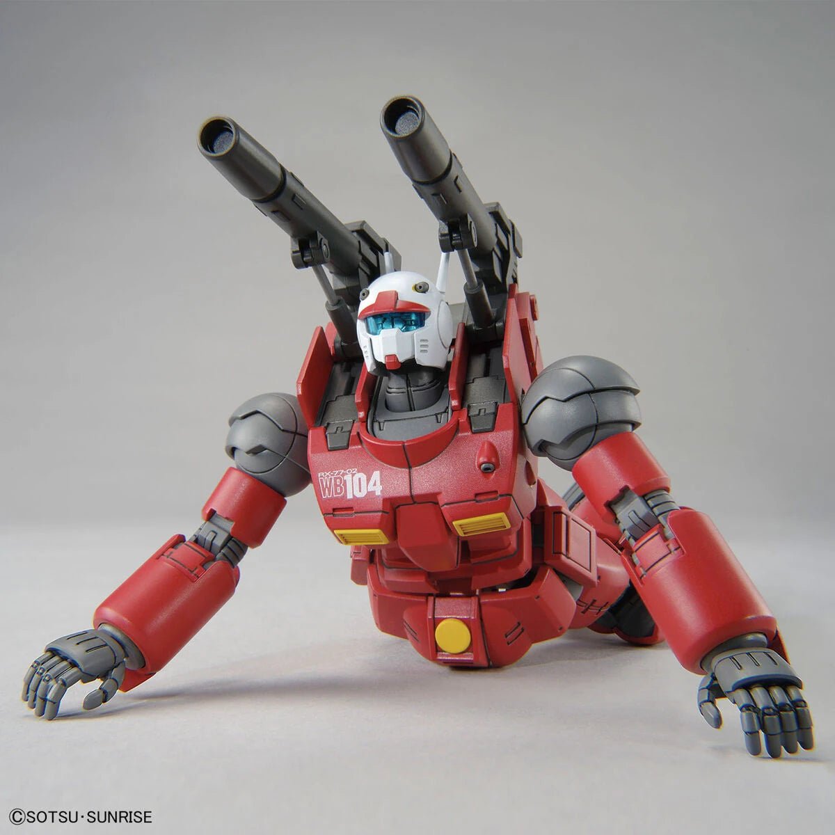 HG Guncannon [Cucuruz Doan ver.] Gundam Model Kit in cow firing position