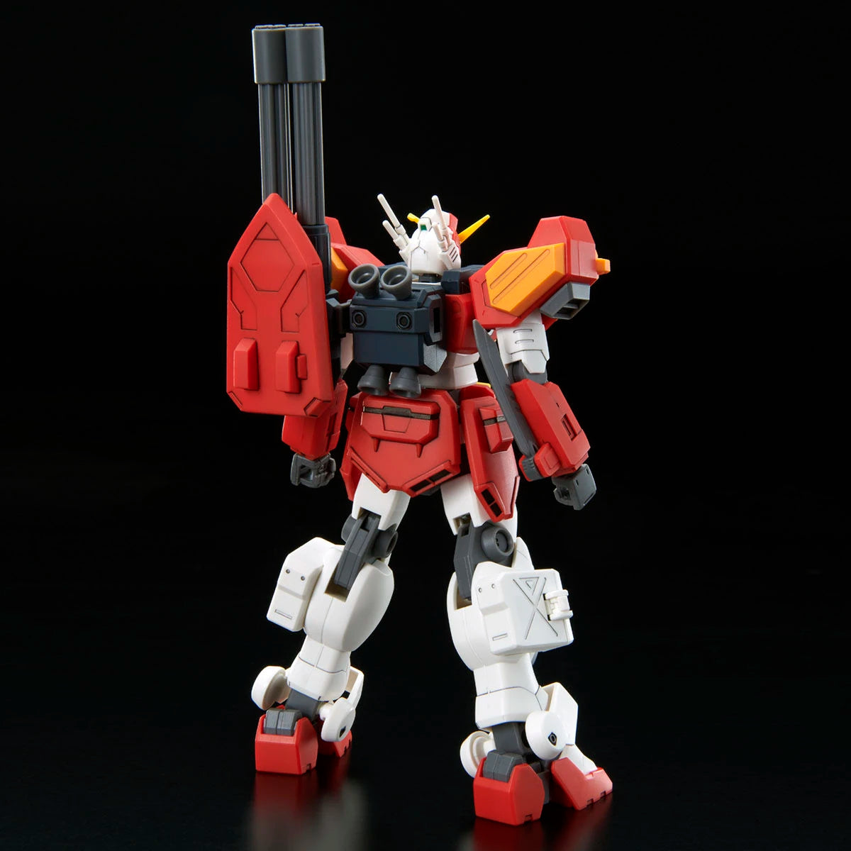 HGAC Gundam Heavyarms Custom assembled model kit - rear view