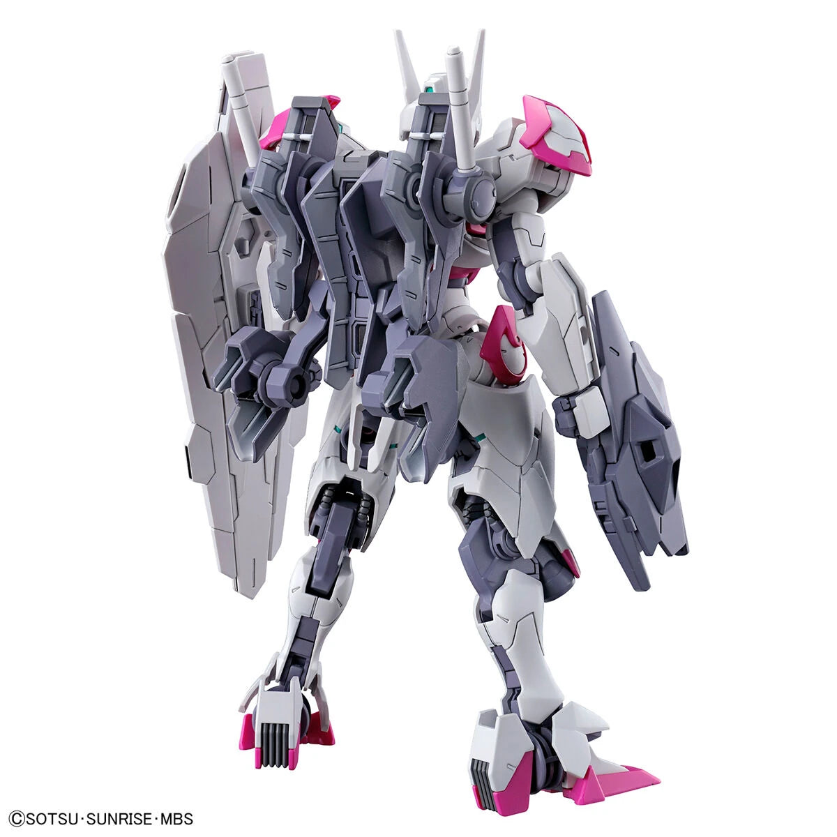 HG Gundam Lfrith model kit back view