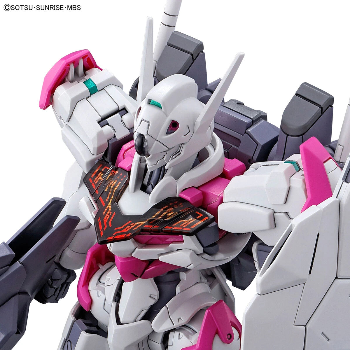 HG Gundam Lfrith model kit top down view