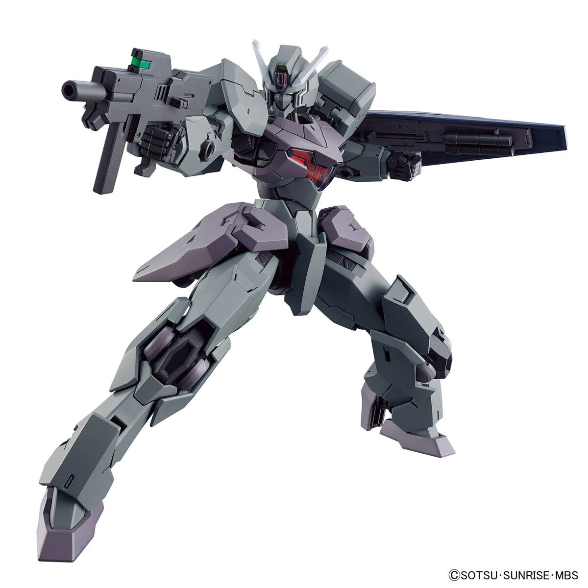 HG Gundvolva Gundam Model Kit posing with beam rifle