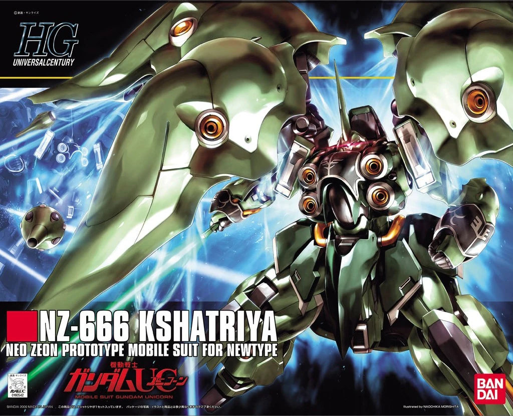 HG Kshatriya Gundam Model Kit box art