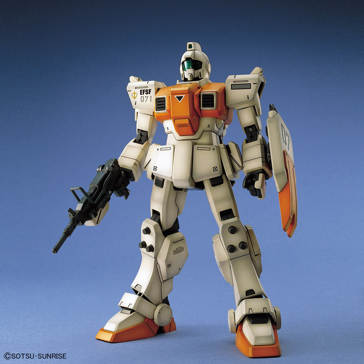 RGM-79(G) GM Ground type front view of assembled model kit 