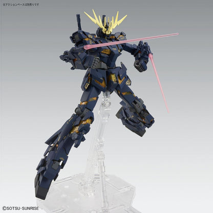 MG Unicorn Gundam Banshee Ver. Ka assembled model kit with active Beam Tonfas