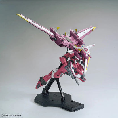 MG Justice Gundam model kit action pose 4