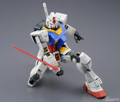 MG RX-78-2 ver. 3.0 Gundam model kit action pose 3