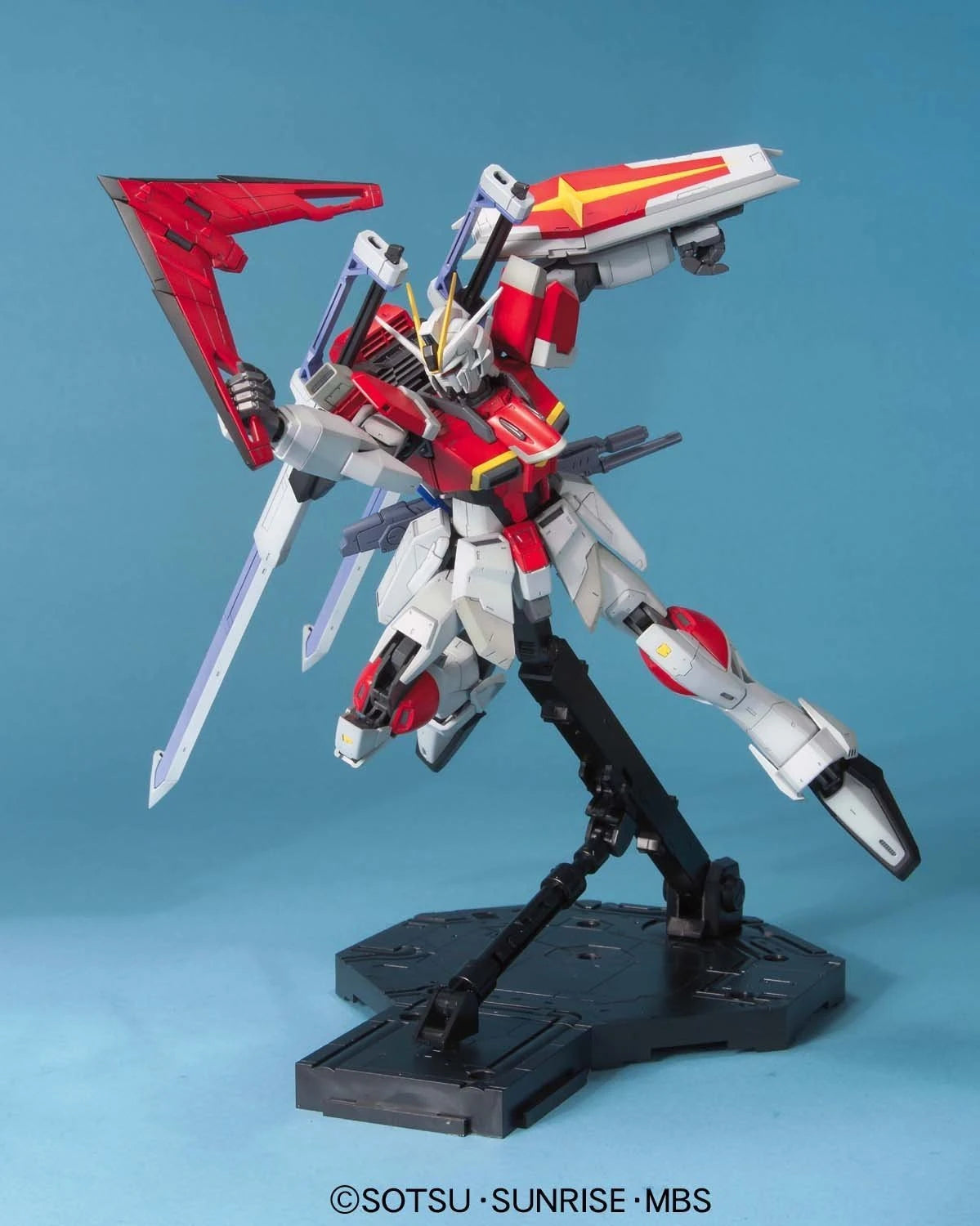 MG Sword Impulse Gundam model kit  action pose 4