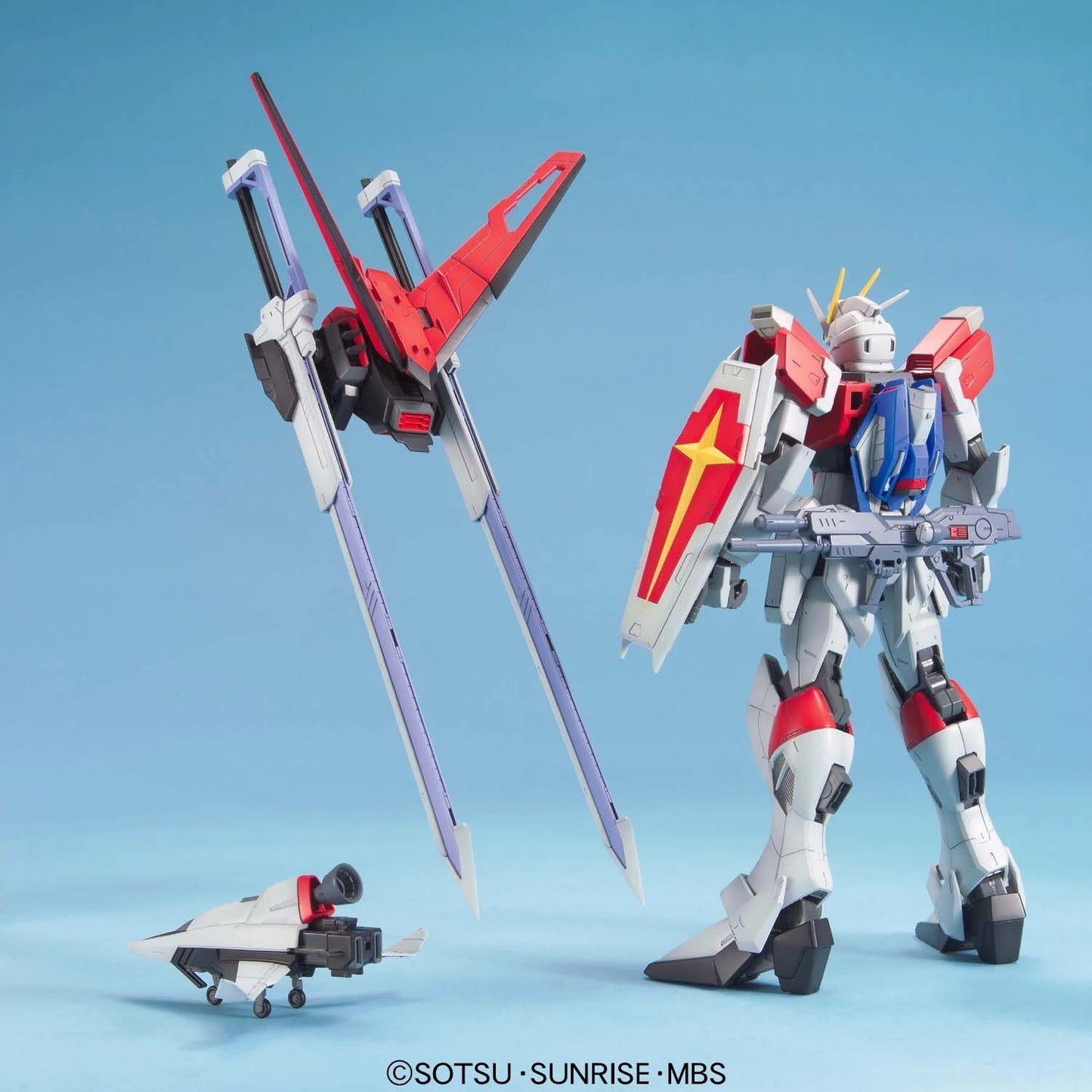 MG Sword Impulse Gundam model kit backpack
