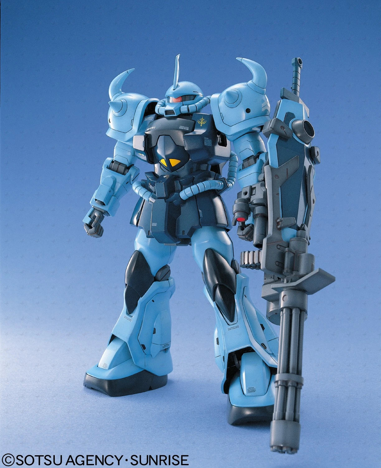 MG Gouf Custom Gundam model kit  front view