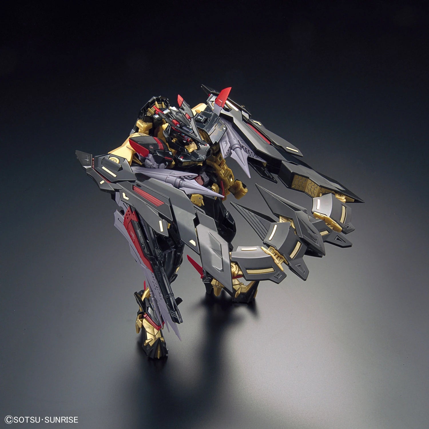RG Astray Gold Frame Amatsu Mina Gundam model kit action pose 1
