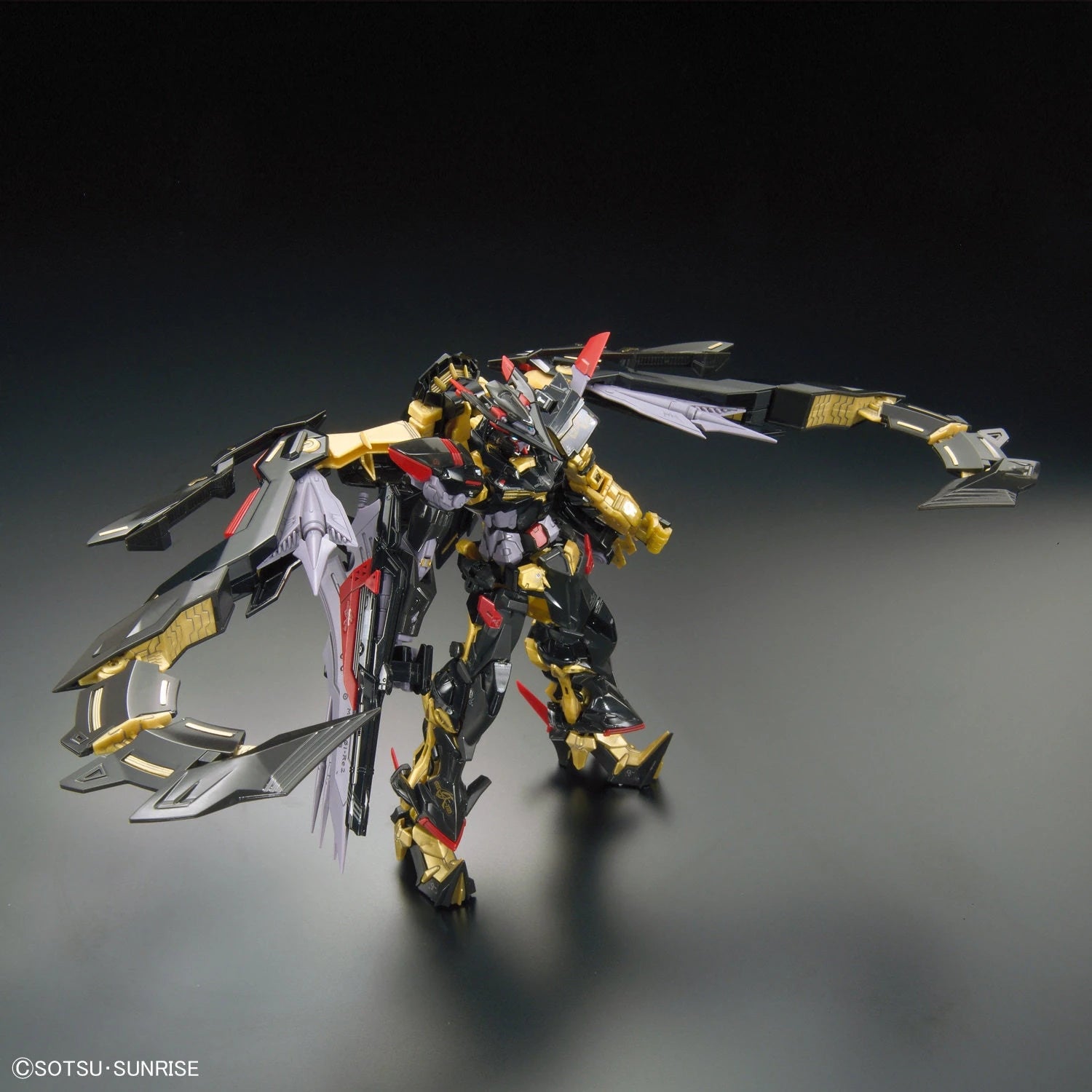 RG Astray Gold Frame Amatsu Mina Gundam model kit action pose 2